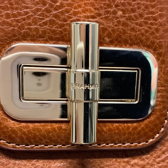 Brahmin Brown Leather Crossbody Bag - Picture 2 of 10